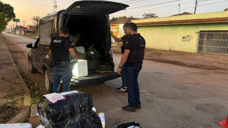 Polícia Civil apreende 11 tabletes de entorpecentes transportados em um veículo de encomendas express