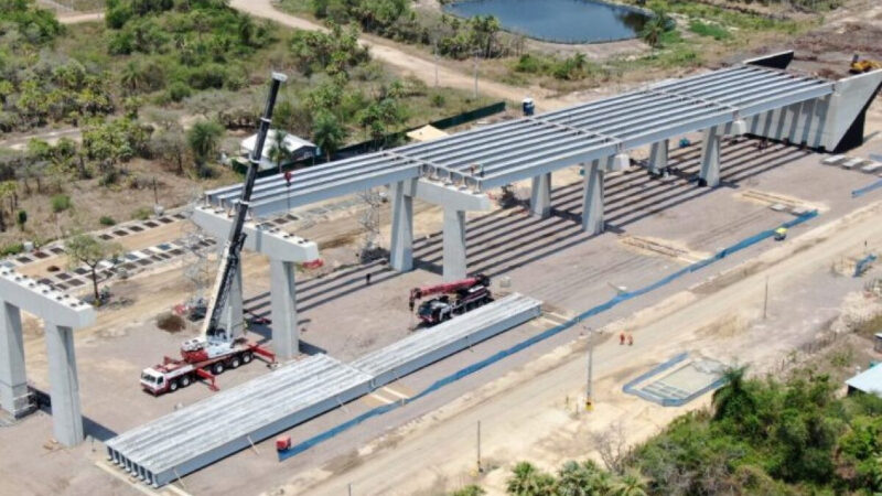 Ponte da Rota Bioceânica entre Brasil e Paraguai já tem 70% da obra executada