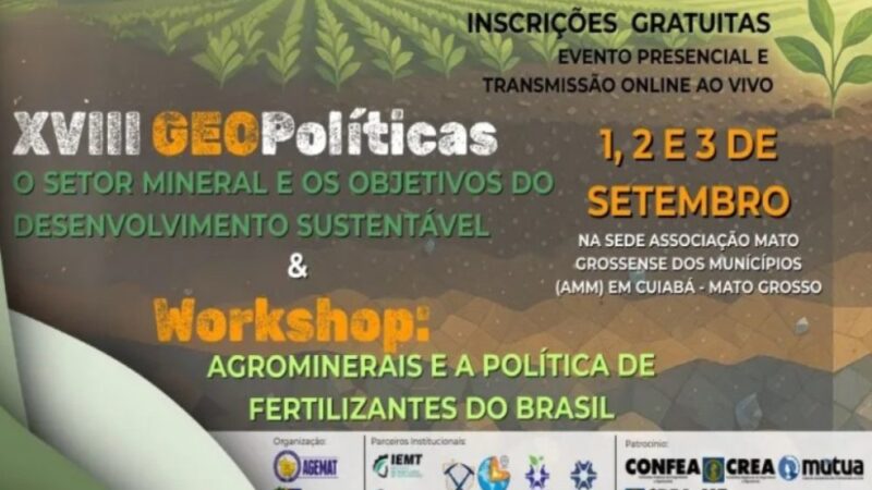 Workshop discute fertilizantes e sustentabilidade mineral no Brasil