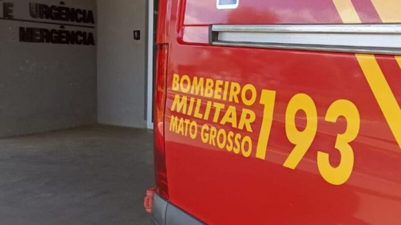 Corpo de Bombeiros socorre bebê que se afogou em piscina de casa