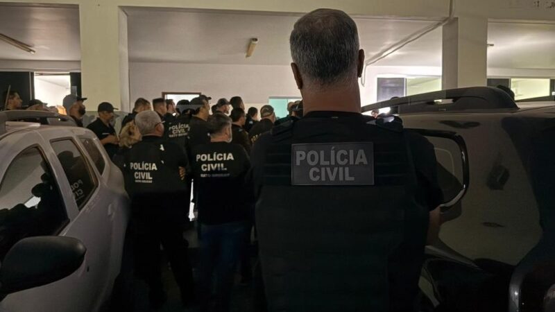 Polícia Civil cumpre 70 mandados contra facção criminosa ligado ao tráfico de drogas em Primavera do Leste