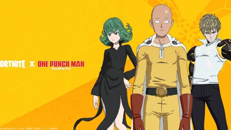 Fortnite confirma colaboração com o anime One Punch Man