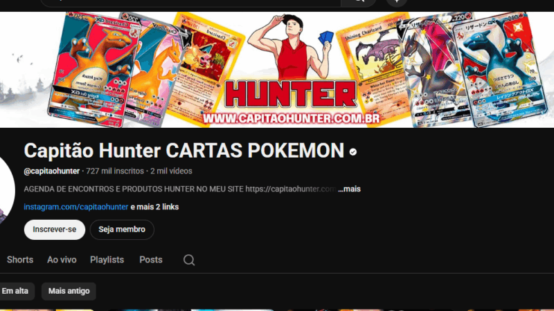 Capitão Hunter, YouTuber de Pokémon, é preso por acusações graves