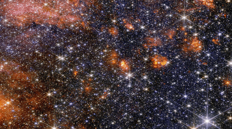 Sagittarius B2 registrado pelo Webb nas Imagens Astronômicas da Semana