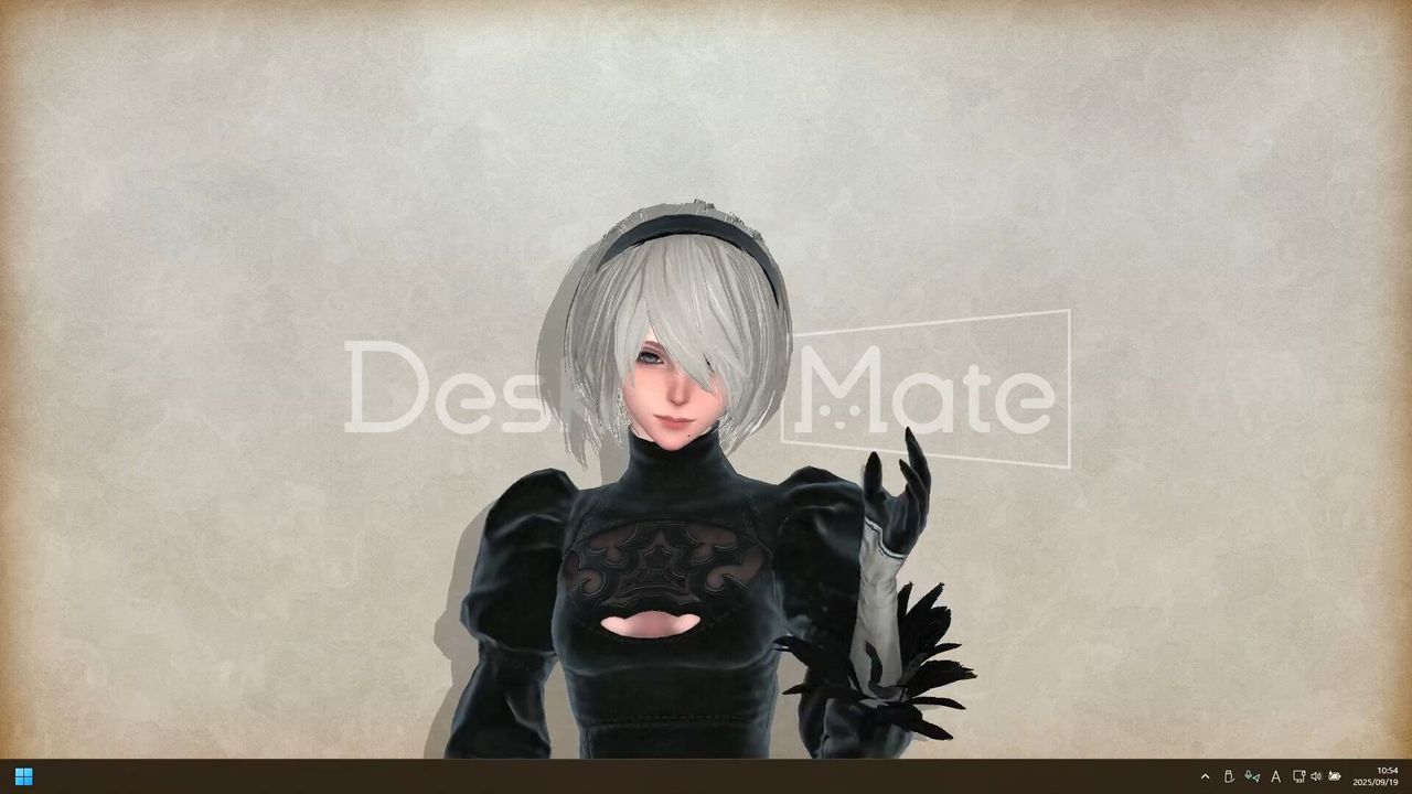 Desktop Mate recebe 2B de Nier Automata com animações exclusivas