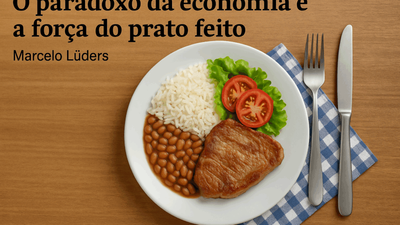 O paradoxo da economia e a força do prato feito