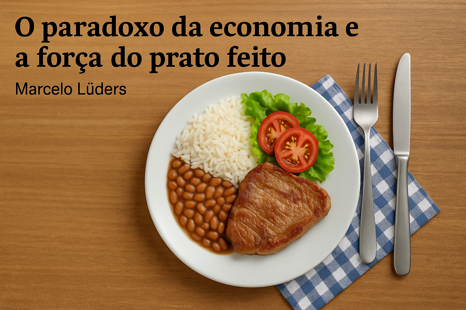 O paradoxo da economia e a força do prato feito