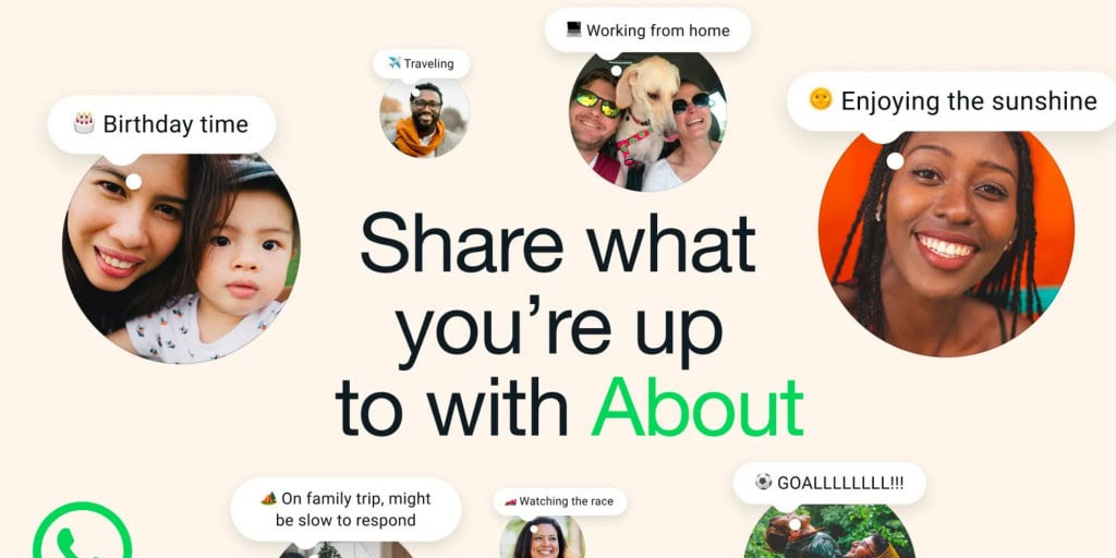 WhatsApp relança o recurso “Sobre”, semelhante ao Notas do Instagram