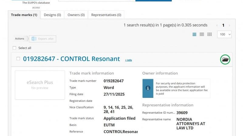 ‘Control: Resonant’ foi registrado recentemente pela Remedy