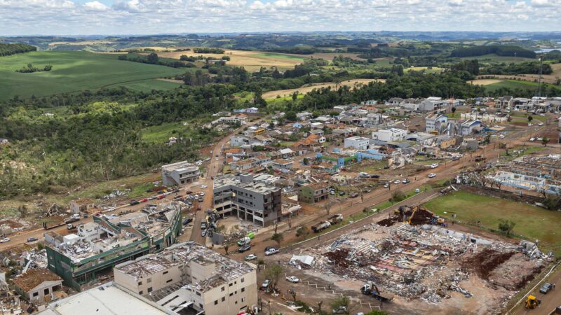 Mais uma morte é confirmada após tornado em Rio Bonito do Iguaçu