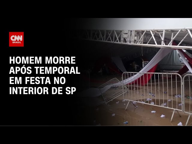 Chuvas fortes deixam homem morto e mulher desaparecida no interior de SP