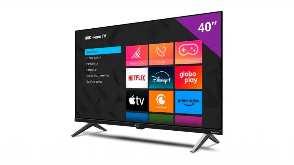 Oferta de Black Friday: TV de 40 polegadas com sistema Roku saindo por R$ 1.089