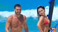 Jade Picon e André Lamoglia aproveitam dia na praia; veja fotos