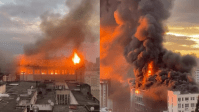 Incêndio atinge Hospital Albert Einsten nesta manhã de sábado (27) em SP