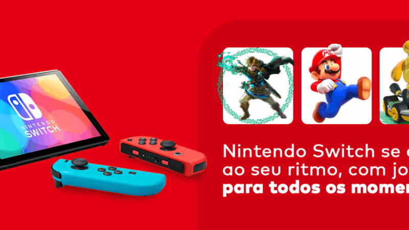 Oferta imperdível tem bundle do Nintendo Switch com jogo e NSO por tempo limitado na Amazon