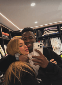 Virginia torce por Vini Jr em jogo do Real Madrid: “Gostoso”