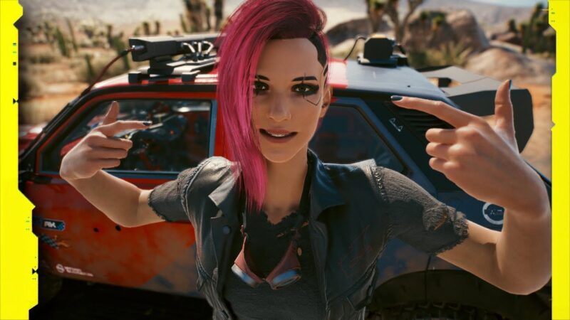 Por que Cyberpunk 2077 destaca a versão feminina de V no marketing atual?
