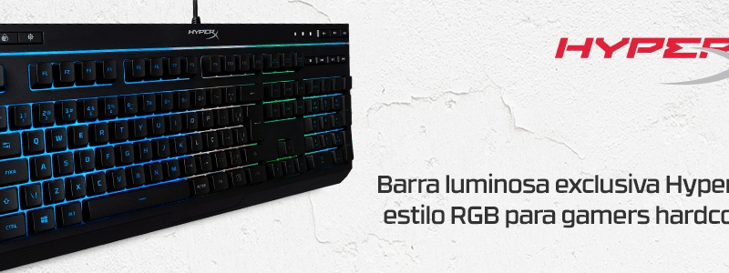Combo HyperX em promoção traz teclado RGB resistente a líquidos e headset gamer sem fio 7.1