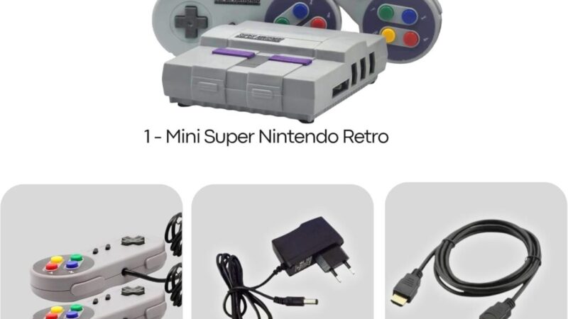 Console retrô com 150 mil jogos e 2 controles entra em oferta por tempo limitado na Amazon
