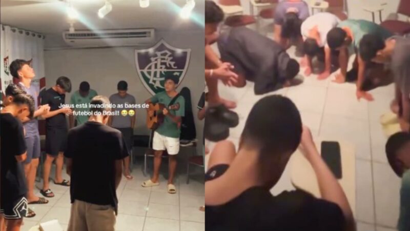 Jogadores da base do Fluminense fazem célula no clube: “Mover de Deus”