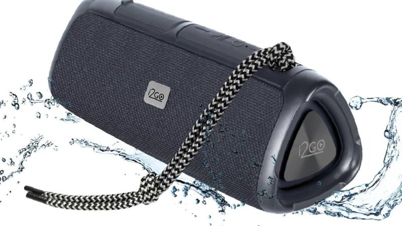 Com resistência à água e 12W de potência: caixa de som i2Go em oferta