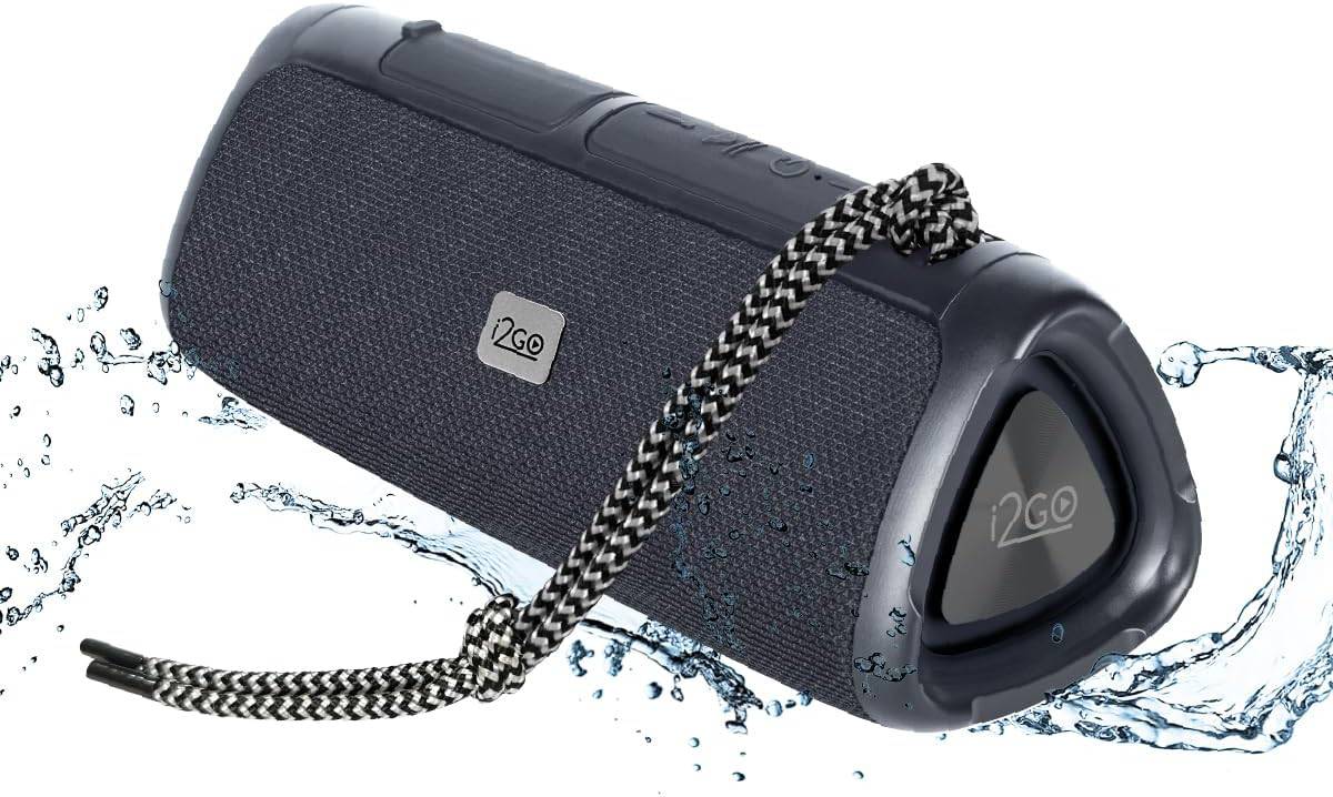 Com resistência à água e 12W de potência: caixa de som i2Go em oferta