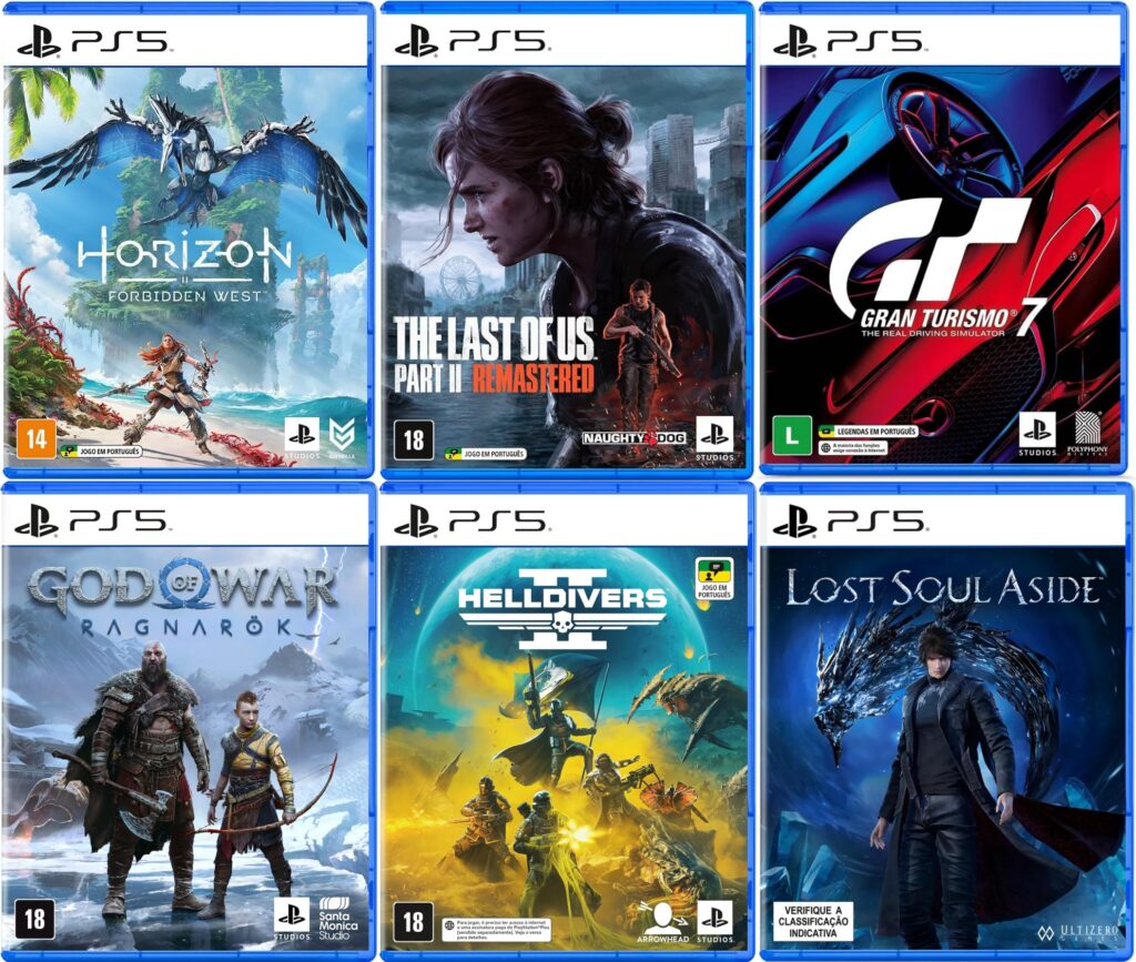 Semana do consumidor da Amazon tem jogos de PS4 e PS5 por menos de R$ 150, com até 70% de desconto