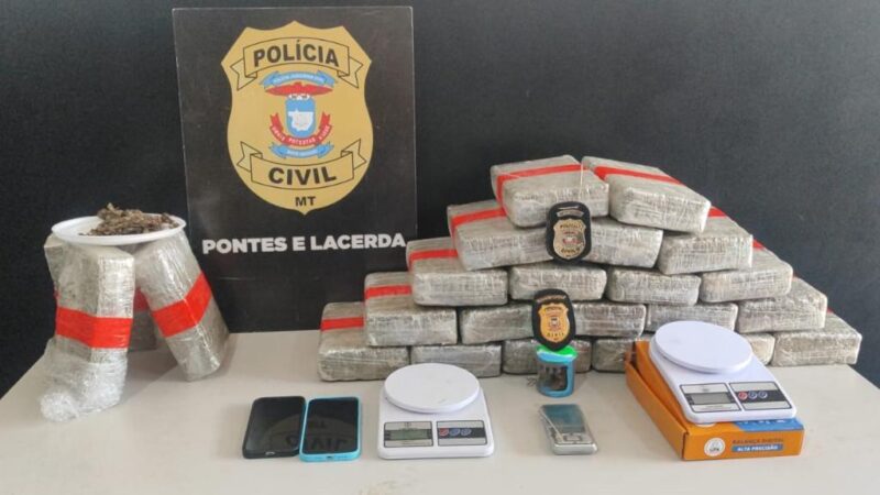 Polícia Civil desarticula esquema de distribuição de entorpecentes em Pontes e Lacerda