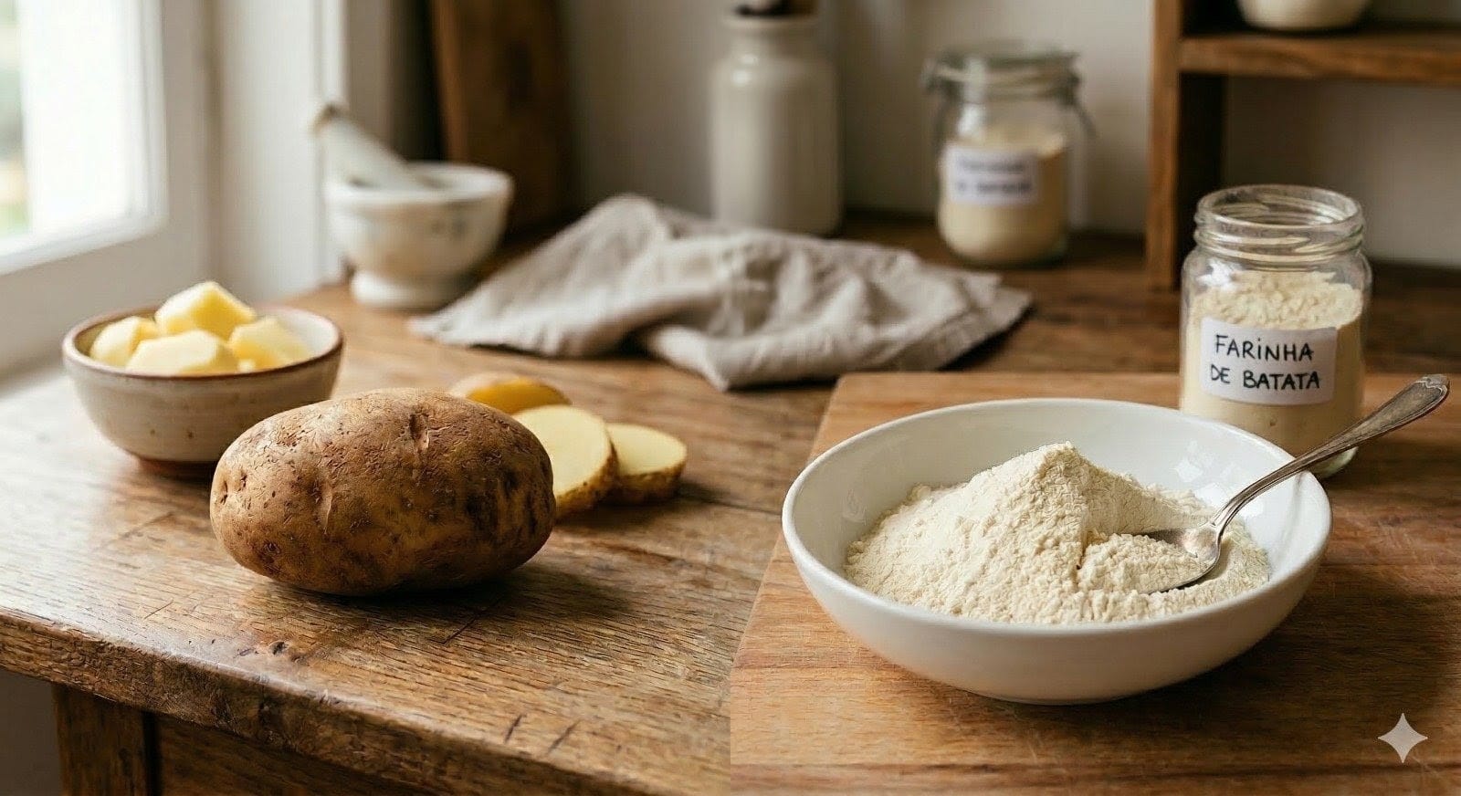 Pesquisa transforma ‘água de batata’ em farinha para produção de alimentos