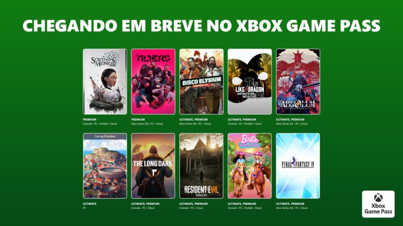 Xbox Game Pass recebe Disco Elysium, Resident Evil 7 e mais novidades de peso
