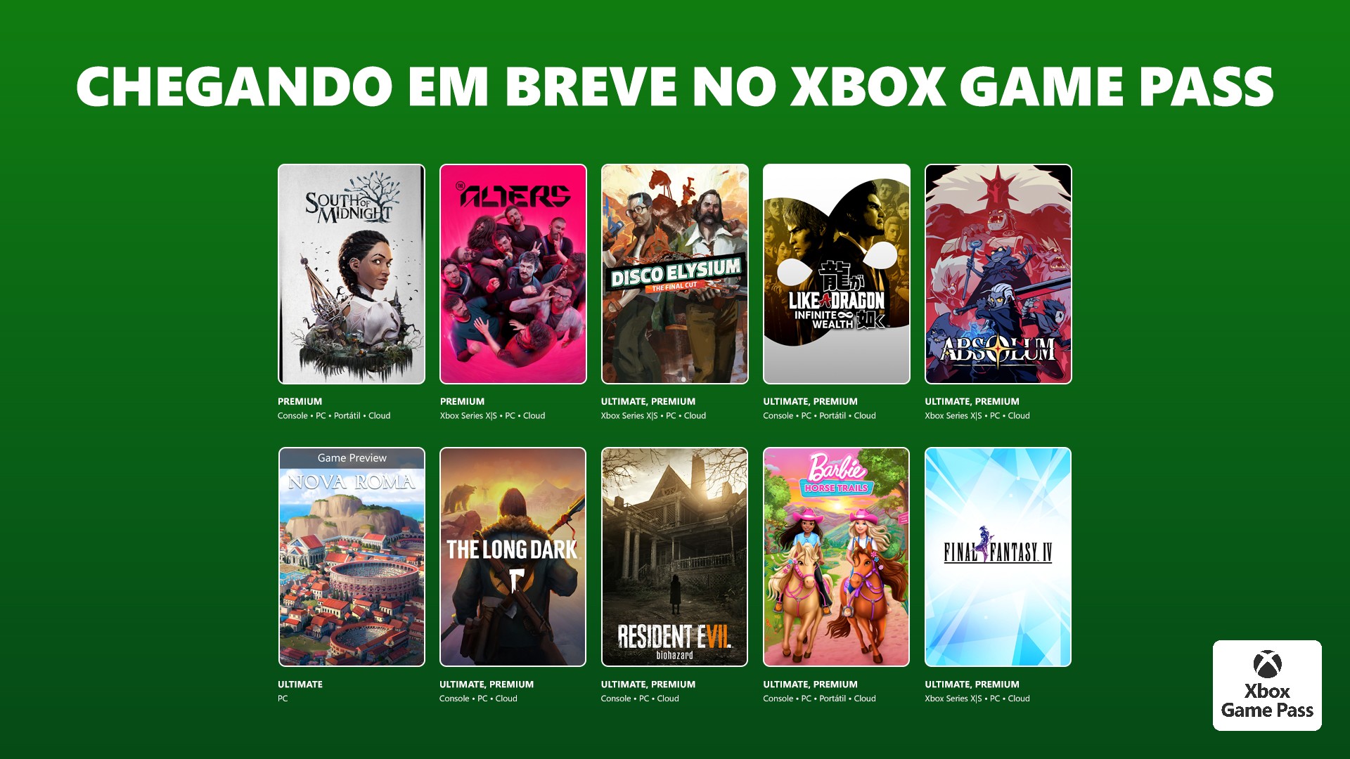 Xbox Game Pass recebe Disco Elysium, Resident Evil 7 e mais novidades de peso
