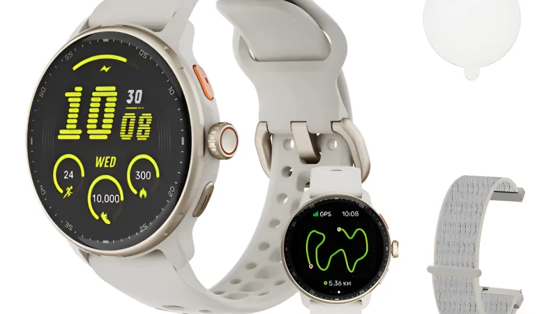 Resistência à água e tela AMOLED: Smartwatch Bettdow com desconto