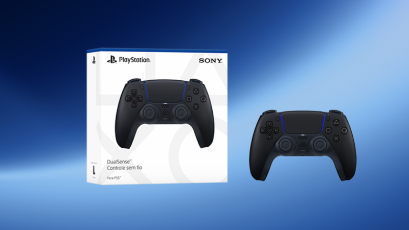 Controle DualSense Midnight Black entra em oferta por tempo limitado na Amazon