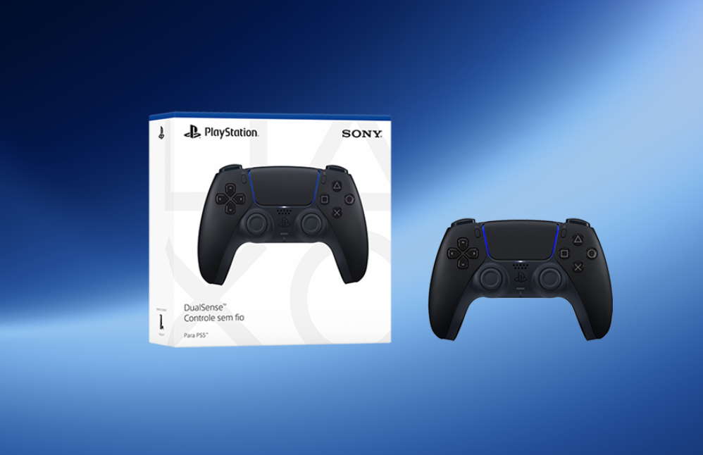 Controle DualSense Midnight Black entra em oferta por tempo limitado na Amazon