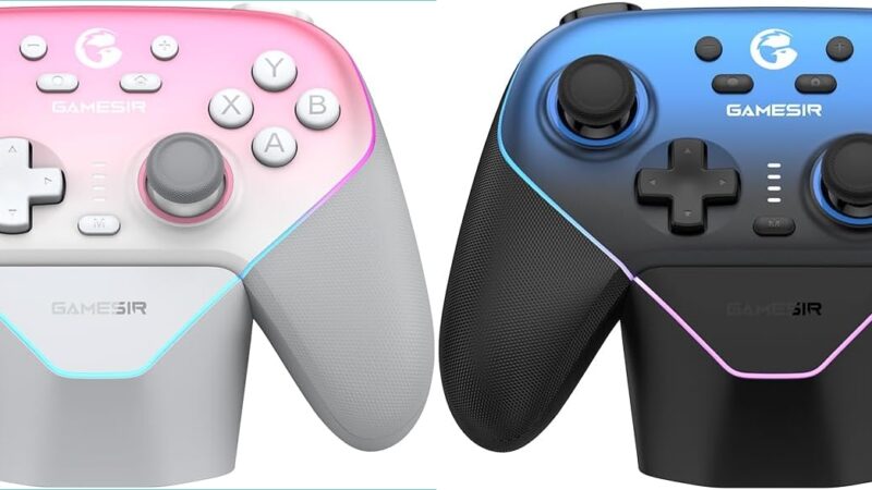 Controle GameSir Super Nova com dock e tecnologia anti-drift entra em promoção na Amazon