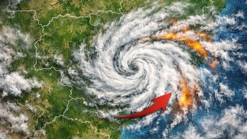 Ciclone provoca chuva e ventos fortes nesta quarta-feira