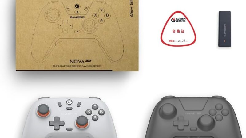 Controle GameSir Nova Lite anti-drift atinge menor preço do ano na Amazon