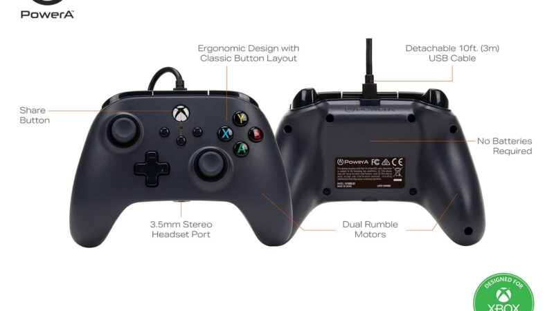 Controle de Xbox com fio entra em oferta na Amazon com cabo de 3m e gatilhos imersivos