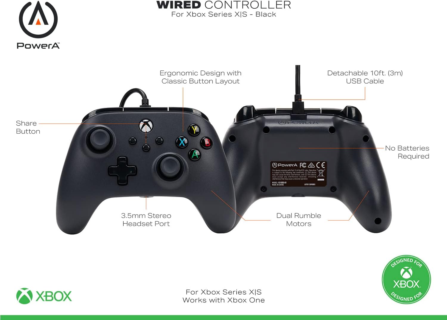 Controle de Xbox com fio entra em oferta na Amazon com cabo de 3m e gatilhos imersivos