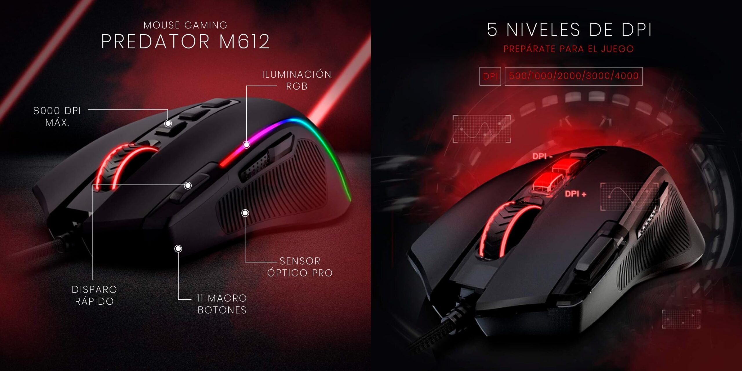 Mouse Gamer Redragon Predator entra em oferta na Amazon por menos de R$ 80