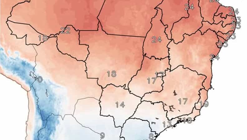 Frio até vai embora, mas já tem data para voltar no Brasil