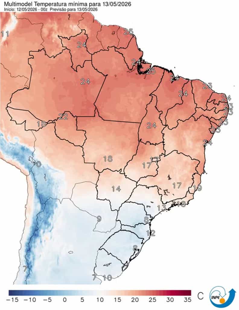 Frio até vai embora, mas já tem data para voltar no Brasil